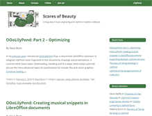 Tablet Screenshot of lilypondblog.org